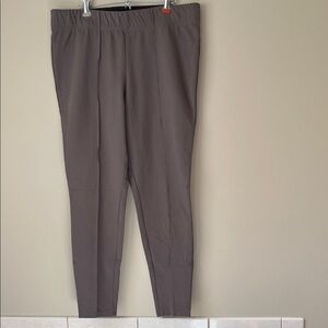 Ava & Viv Women's Gray Skinny Knit Pants